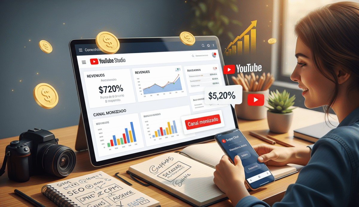 Monetização no YouTube Guia Completo para Ganhar Dinheiro com seu Canal