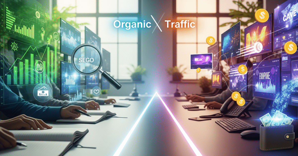 Tráfego Orgânico vs Pago Qual a Melhor Estratégia para Você
