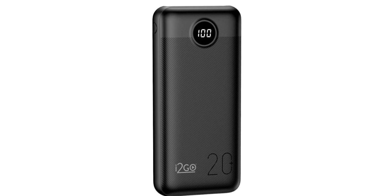 I2GO, Carregador Portátil (Power Bank) Ultra Rápido 20000mAh, Power Delivery 20W I2GO, Carregador Portátil (Power Bank) Ultra Rápido 20000mAh, Power Delivery 20W