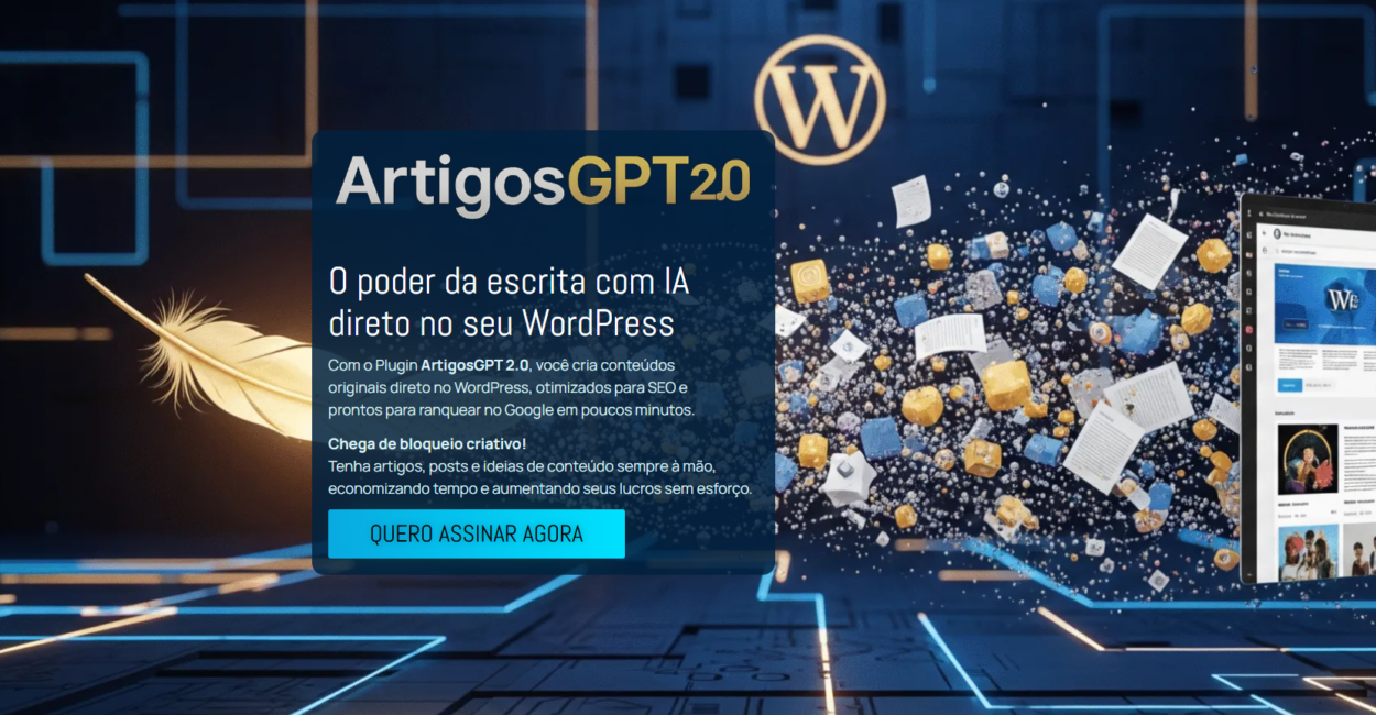 artigosgpt-01 ArtigosGPT 2.0 Para Escrever Artigos, Gerar Ideias e Webstories no Wordpress